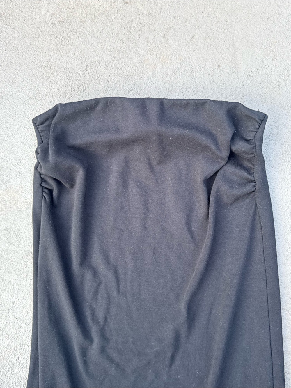 OGL MaxWarm Heat-Tech Ruched Side Pencil Maxi Skirt Black Size Small - Picture 3 of 3
